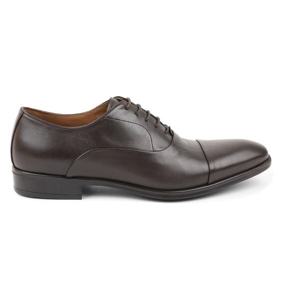 Bruno Magli Locascio Cap-Toe Oxford Dress Shoe Dark Brown Leather Size 11 NWOT - Picture 12 of 14